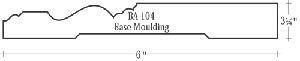 BA 104 Base Moulding